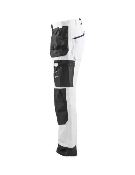Pantalon X1500 peintre Blanc/Gris foncé | 151012101098 - Blaklader