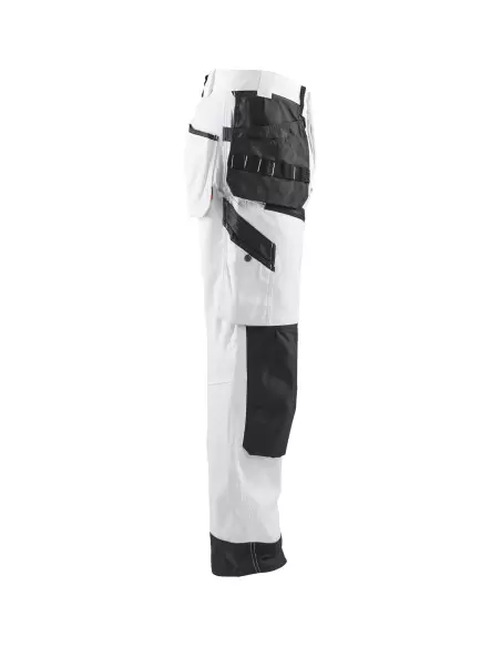 Pantalon X1500 peintre Blanc/Gris foncé | 151012101098 - Blaklader