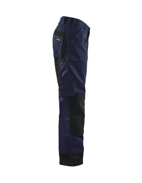 Pantalon artisan bicolore Marine/Noir | 152318608999 - Blaklader