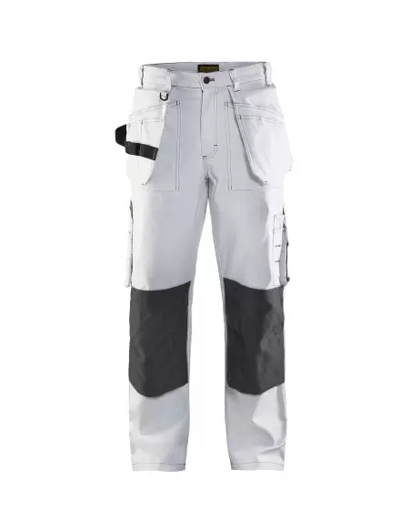 Pantalon peintre Blanc/Gris foncé | 153112101098 - Blaklader