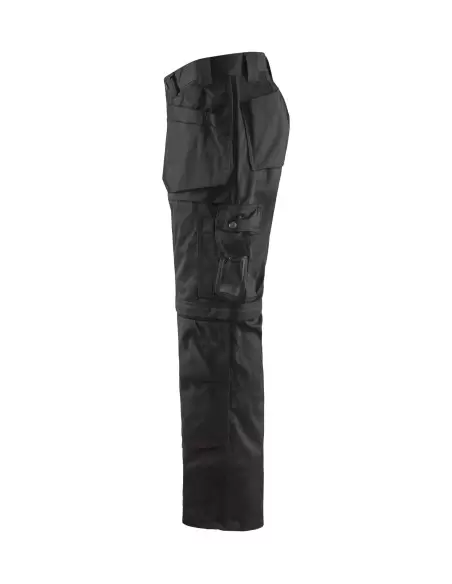 Pantalon artisan bas amovibles Noir | 153818609900 - Blaklader