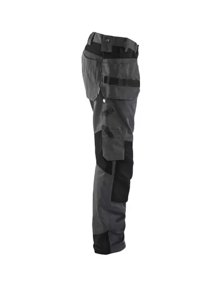 Pantalon artisan Gris moyen/Noir | 155518609699 - Blaklader