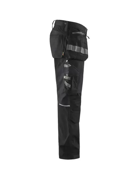 Pantalon artisan +stretch Noir | 159913439900 - Blaklader
