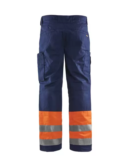 Pantalon haute visibilité hiver Orange fluo/Marine | 186218115389 - Blaklader