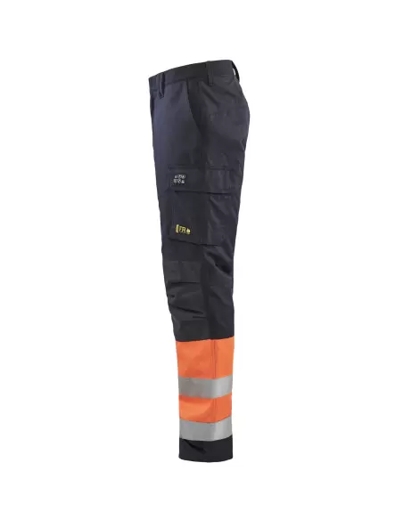 Pantalon hiver multinormes inhérent Marine/Orange fluo | 186915138953 - Blaklader