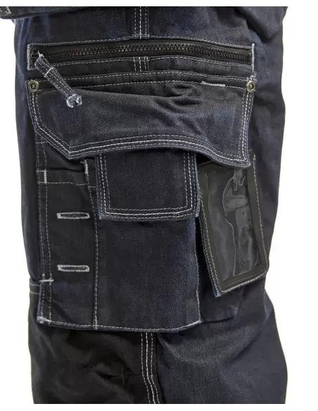 Pantalon X1900 artisan Cordura® DENIM Marine/Noir | 196011408999 - Blaklader