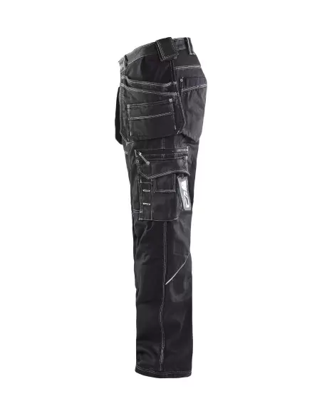 Pantalon X1900 artisan Cordura® DENIM Noir | 196011409900 - Blaklader