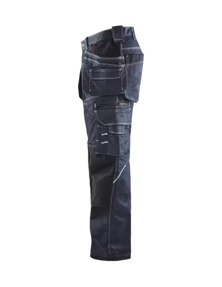 Pantalon X1900 artisan stretch 2D Marine/Noir | 196011418999 - Blaklader