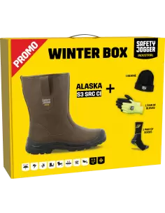 Winter Box Bottes de sécurité en cuir fourrées ALASKA S3 SRC CI | PROMOALASK - Safety Jogger