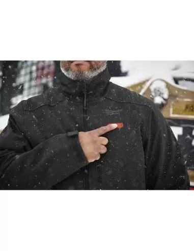 Milwaukee Tool Kit veste chauffante à capuche rouge sans fil au lith-ion  M12 12V pour femm