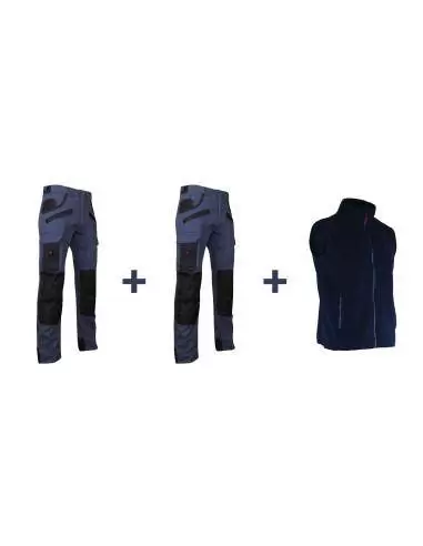 Pack 2 pantalons BRIQUET + Veste polaire BRISE | 1833C CONNEMARA - LMA