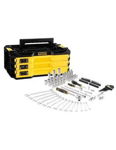 Boîte à outils 3 tiroirs avec 126 outils PRO-STACK | FMMT98107-1 - Stanley