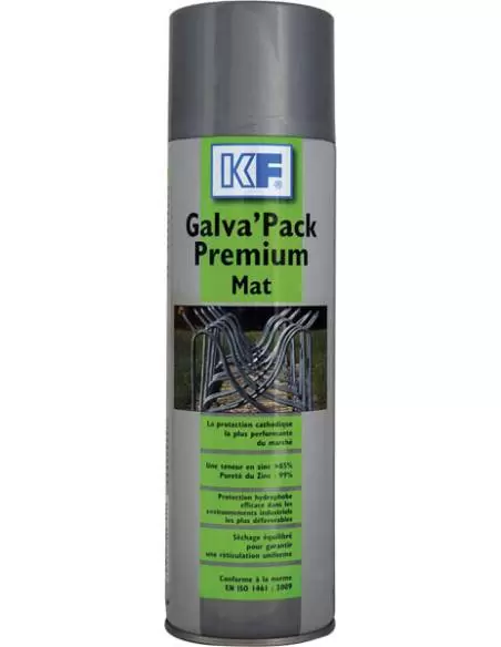Lubrifiant Galva'Pack Mat aérosol 500 ml | 9344 - KF
