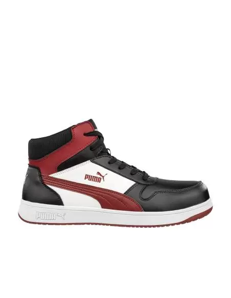 Chaussures de sécurité FRONTCOURT BLK/WHT/RED | 630050 - Puma Safety