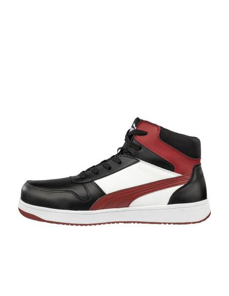 Chaussures de sécurité FRONTCOURT BLK/WHT/RED | 630050 - Puma Safety
