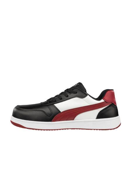 Chaussures de sécurité FRONTCOURT BLK/WHT/RED | 640200 - Puma Safety