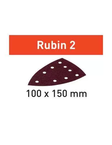 Abrasif Rubin 2 STF DELTA/9 P100 RU2/50 | 577574 - Festool