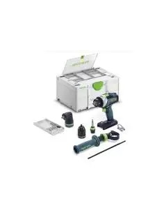 Perceuse-visseuse à percussion sans fil QUADRIVE TPC 18/4 I-Basic-Set | 577625 - Festool