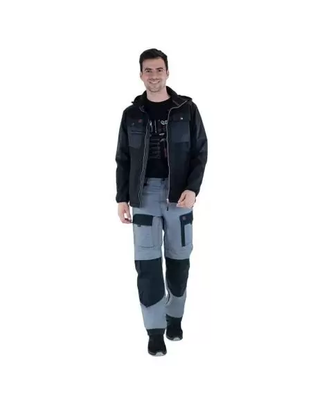 Pantalon de travail RULER Gris/Noir | 1ATTUP - LAFONT