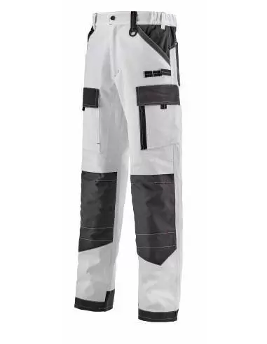 Pantalon de travail RULER Blanc/Charcoal | 1ATTUP - LAFONT