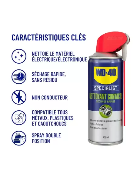 Nettoyant Contacts WD-40 Specialist 400 ml | 33368 - WD40