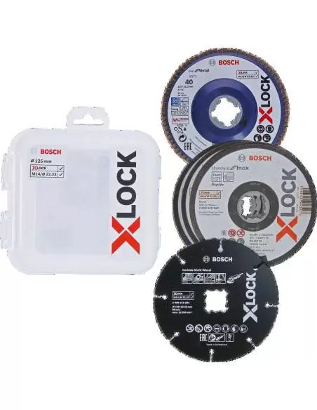 Kit disques X-Lock 125 mm | 2608619374 - Bosch