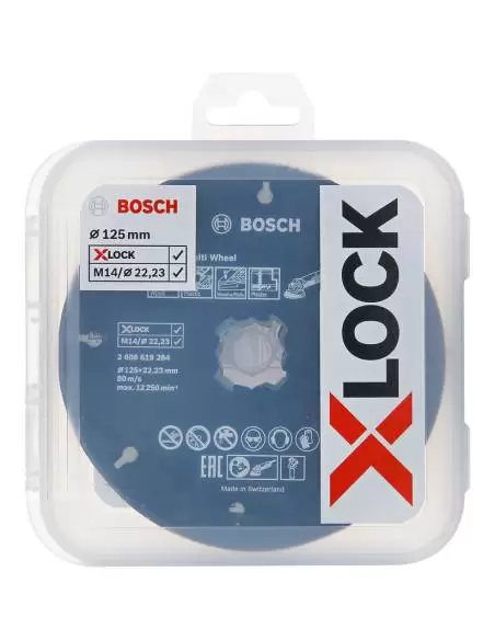 Kit disques X-Lock 125 mm | 2608619374 - Bosch