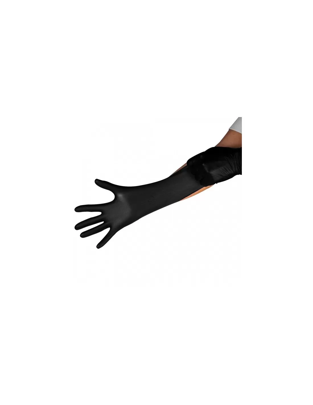 Gant jetable noir - Vendu par 100 - M - Black mamba