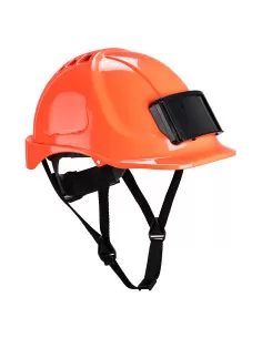 Casque de chantier Endurance orange avec porte-badge | PB55ORR - Portwest