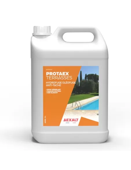 Hydrofuge oléofuge imperméabilisant PROTAEX (5 litres) | AT413 - Aexalt Pluho
