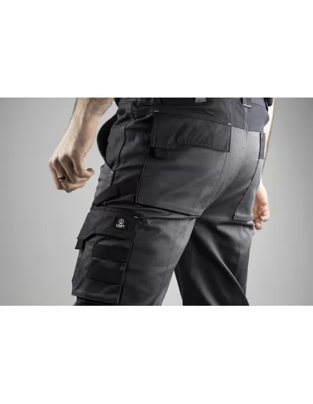 Pantalon bicolore stretch poches genouillères | 1813 VULCAIN - LMA