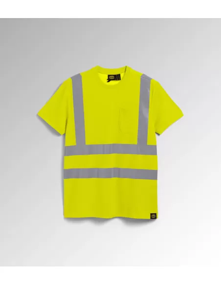 T-shirt de travail Jaune haute visibilité ISO 20471 | 702.176233_97034 - Diadora