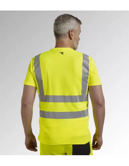 T-shirt de travail Jaune haute visibilité ISO 20471 | 702.176233_97034 - Diadora