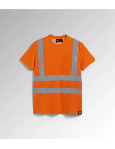 T-shirt de travail Orange haute visibilité ISO 20471 | 702.176233_97035 - Diadora
