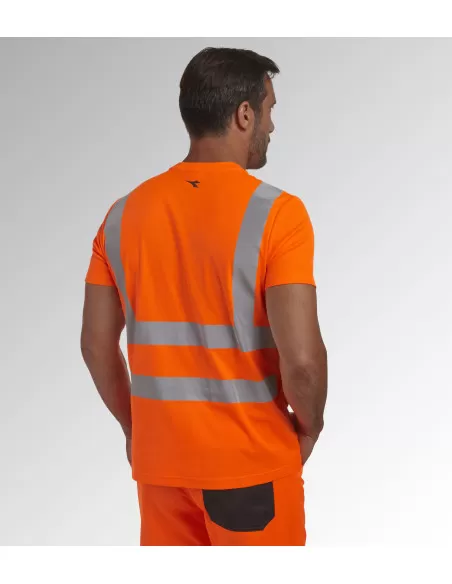 T-shirt de travail Orange haute visibilité ISO 20471 | 702.176233_97035 - Diadora