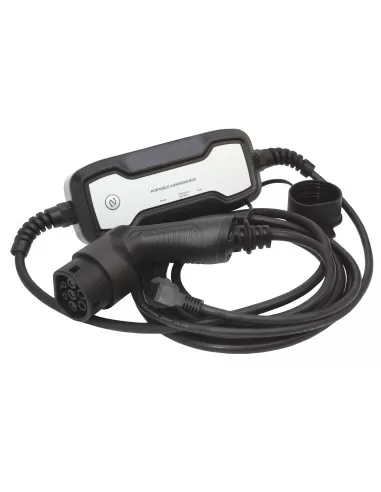 Cable de charge pour véhicule électrique 16A/T2 - 10A/16A ajustable 1ph 3.6 kW | 028975 - Gys