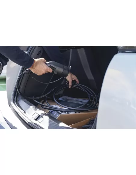Cable de charge pour véhicule électrique 16A/T2 - 10A/16A ajustable 1ph 3.6 kW | 028975 - Gys