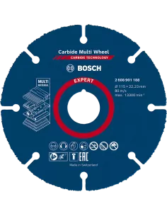 Disque à tronçonner 115 mm EXPERT Carbide Multi Wheel | 2608901188 - Bosch