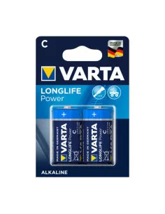 2 Piles Alcaline C / LR14 Longlife Power | Varta