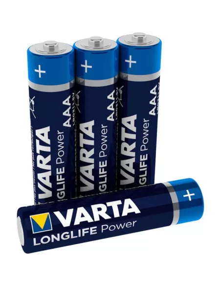 4 Piles Alcalines AAA / LR03 LongLife Power | Varta