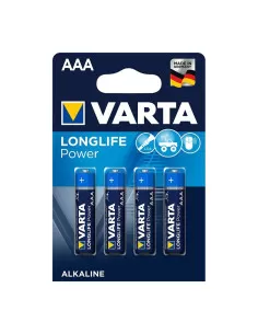 4 piles LR03 AAA Longlife Power | Varta