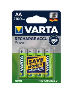 4 Piles Rechargeables AA / HR6 2100mAh | Varta