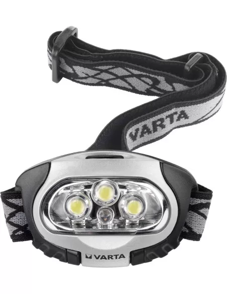 Lampe frontale 4X LED Head Light 3AAA | Varta