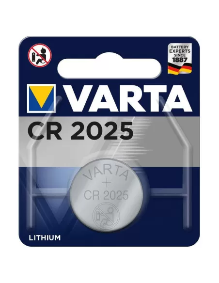 Pile bouton CR2025 Varta Lithium 3V | Varta