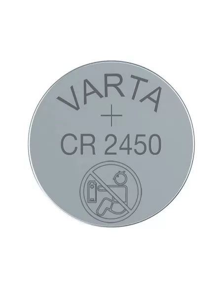Pile bouton CR2450 Varta Lithium 3V, Varta