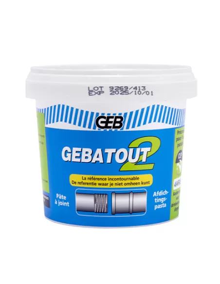Pâte à joint démontable GEBATOUT2 (500 gr) | 103982 - GEB