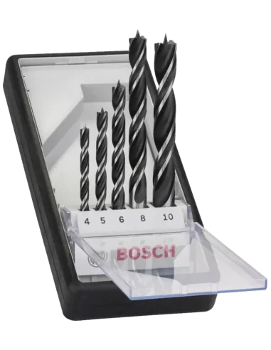 Assortiment de 5 mèches à bois hélicoïdales | 2607010527 - Bosch