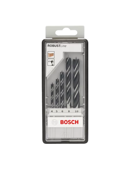Assortiment de 5 mèches à bois hélicoïdales | 2607010527 - Bosch