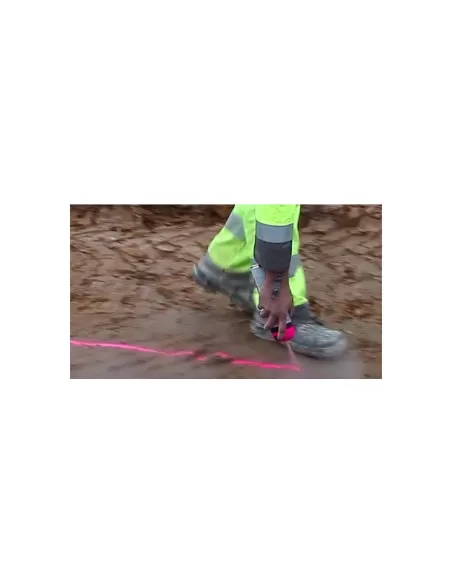 Traceur de chantier fluorescent S MARK Rouge (500 ml) | 141913 - Soppec