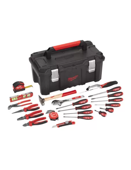 Starter Kit Outillage à main + boîte à outils (30 pièces) | 4932498392 - Milwaukee